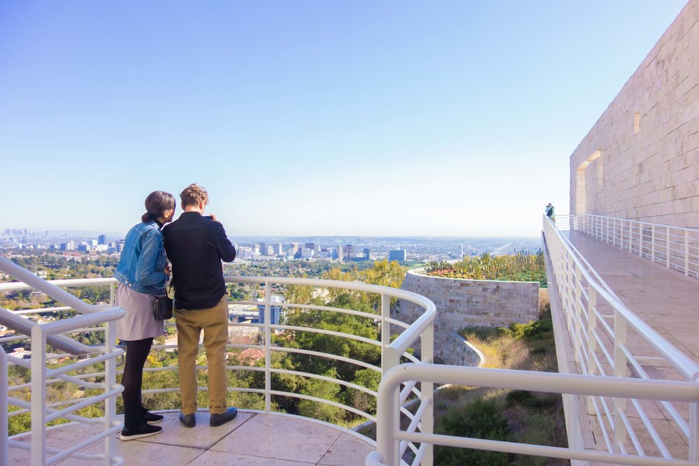 Sightseeing at Getty Center