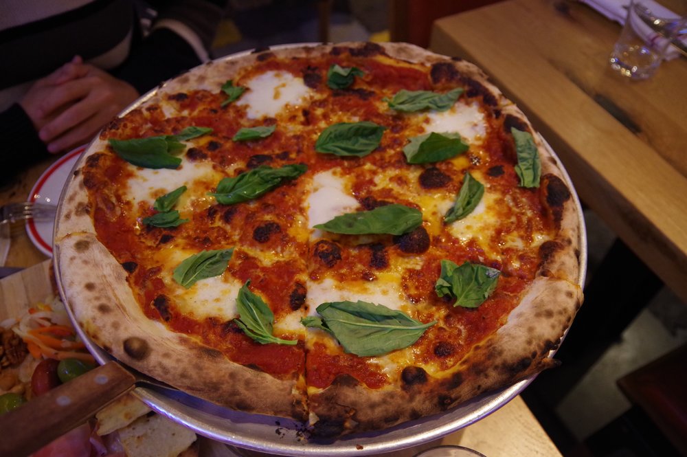 A whole Pizza Margherita