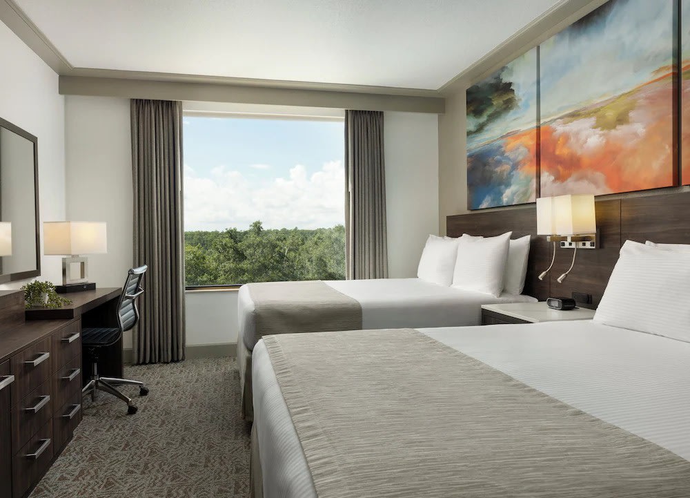 Family room at Hilton Orlando Buena Vista Palace near Disney Springs