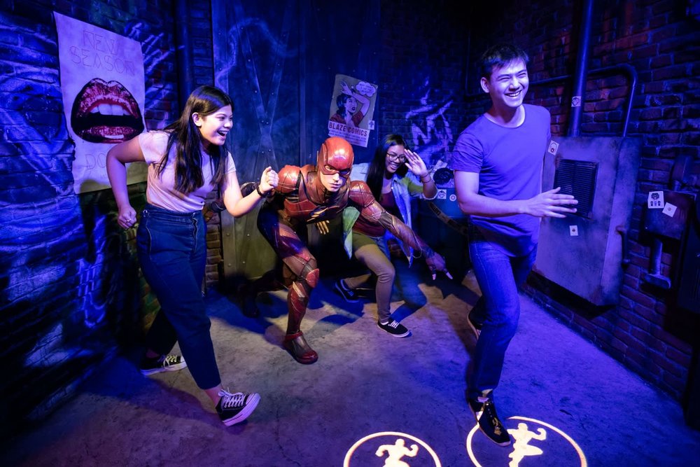 Posing with The Flash