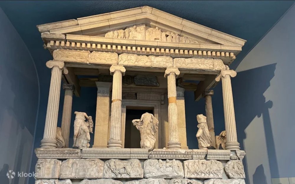 The Nereid Monument inside the British Museum