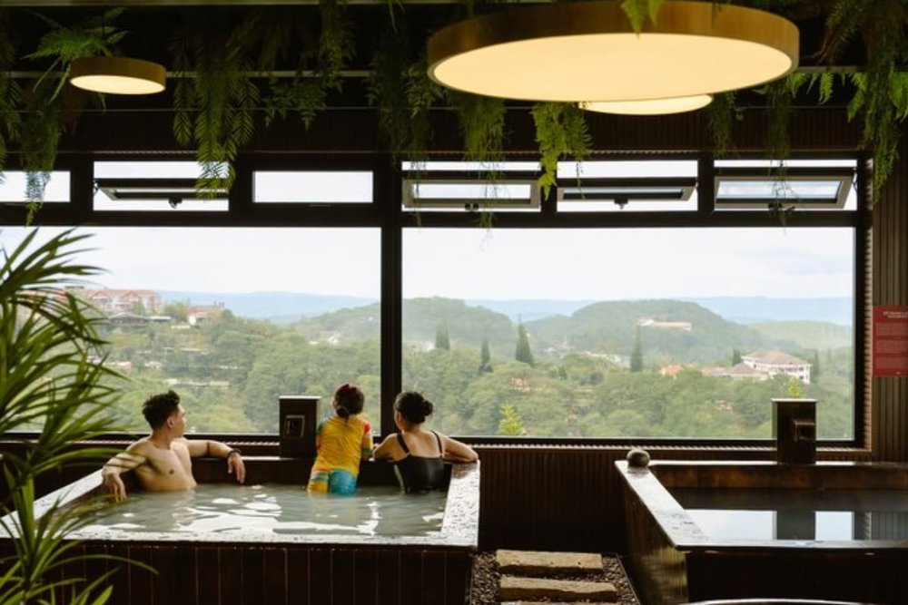 Trải Nghiệm Tắm Khoáng Nóng Onsen Khai Xuân Thanh Tịnh Tại Suối Mây Đà Lạt
