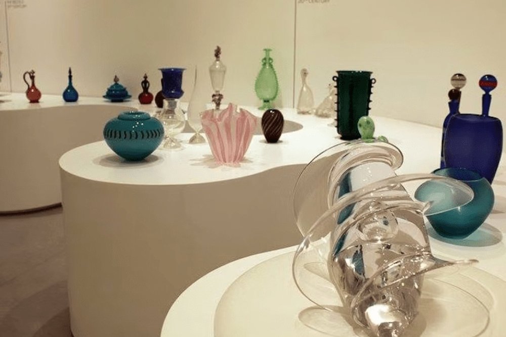Glass artworks at Murano Glass Museum