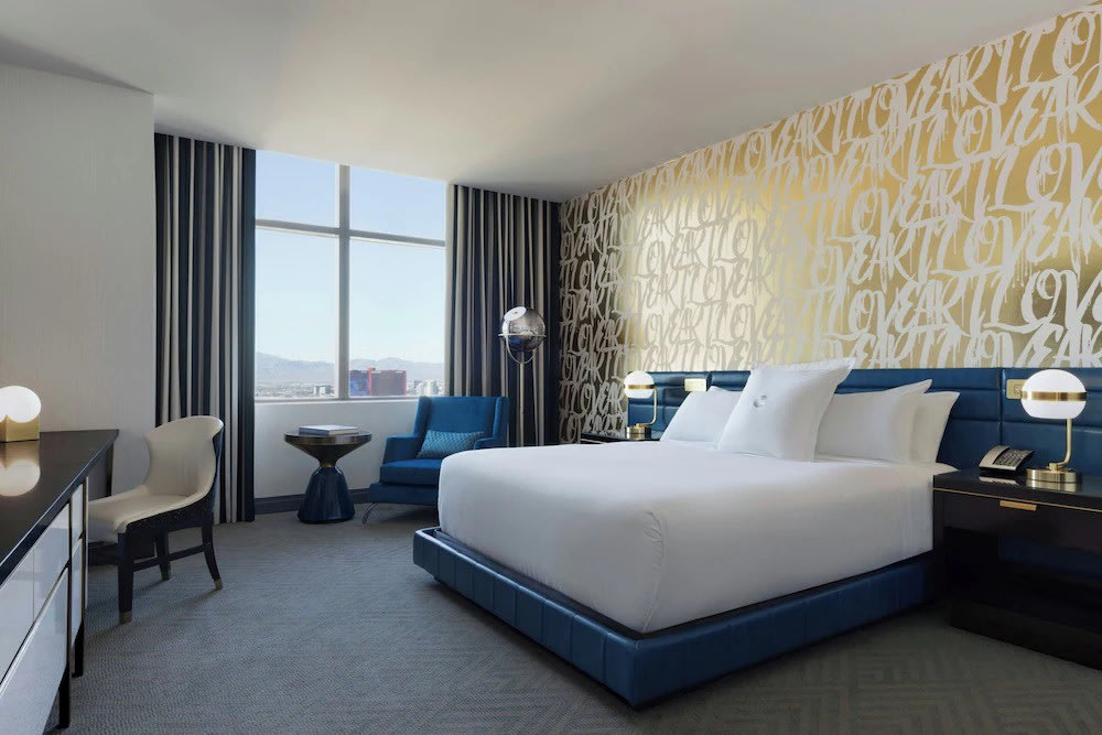 Contemporary room with city views at The Cosmopolitan, Las Vegas