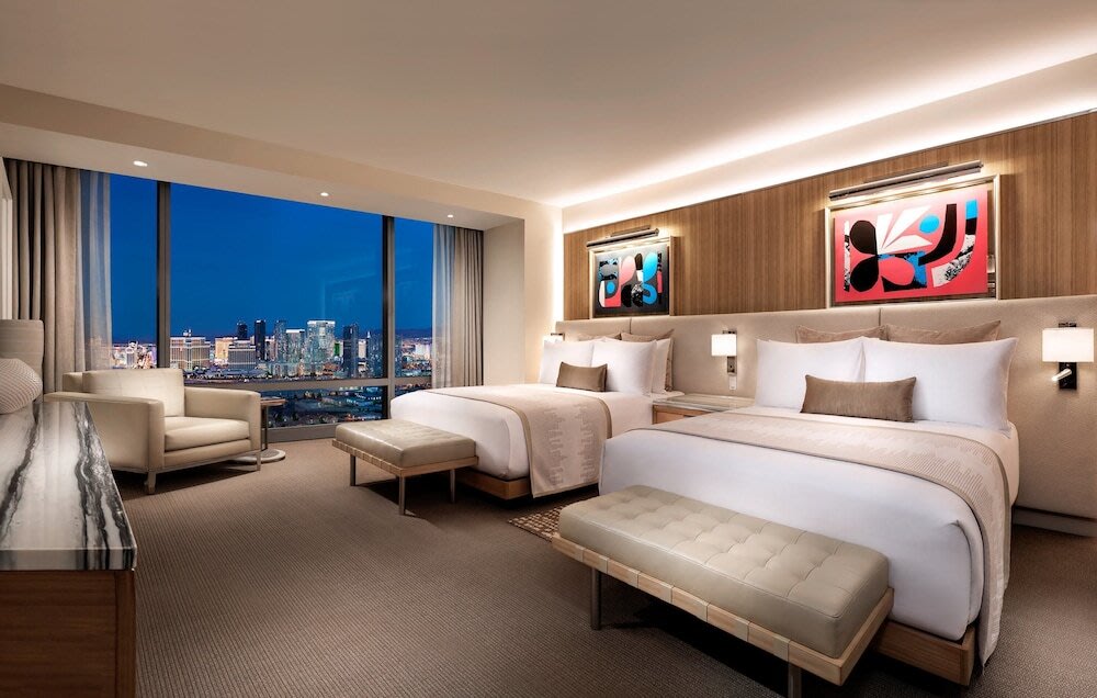 Trendy room with city views at The Palms Resort, Las Vegas