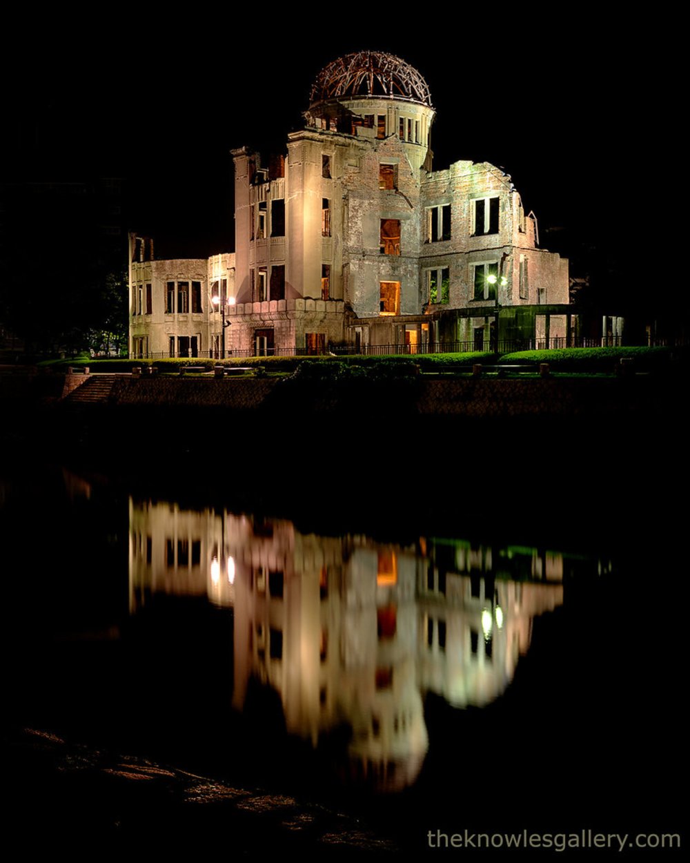 Atomic Bomb Dome at night | Photo Credit: Flickr