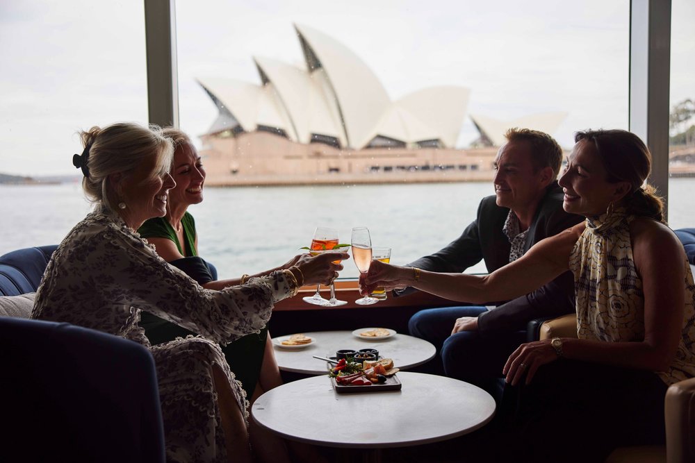 Sip your choice of drink as you cruise through the waters of Sydney