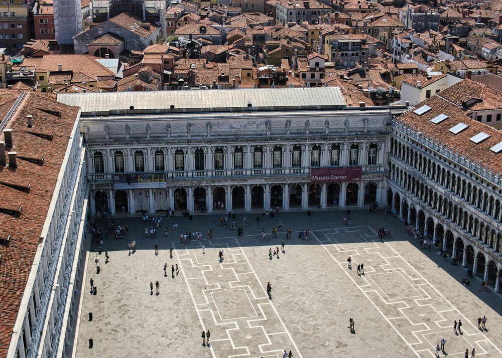 Aerial view of Museo Correr | Photo Credit: Travel with Lenses on Pexels