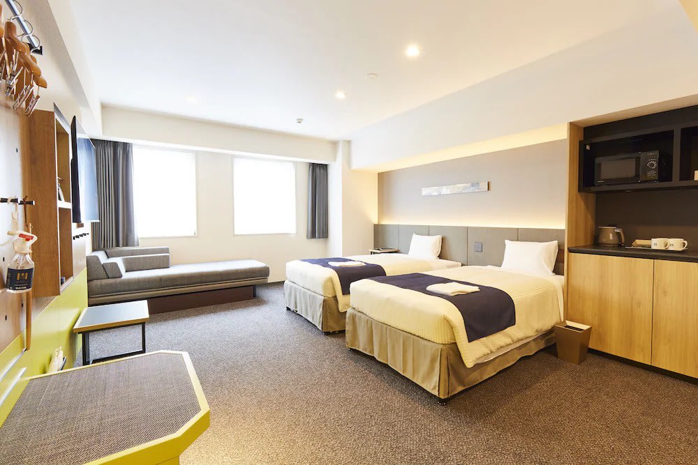Hotel Monday Akihabara Asakusabashi twin room interior