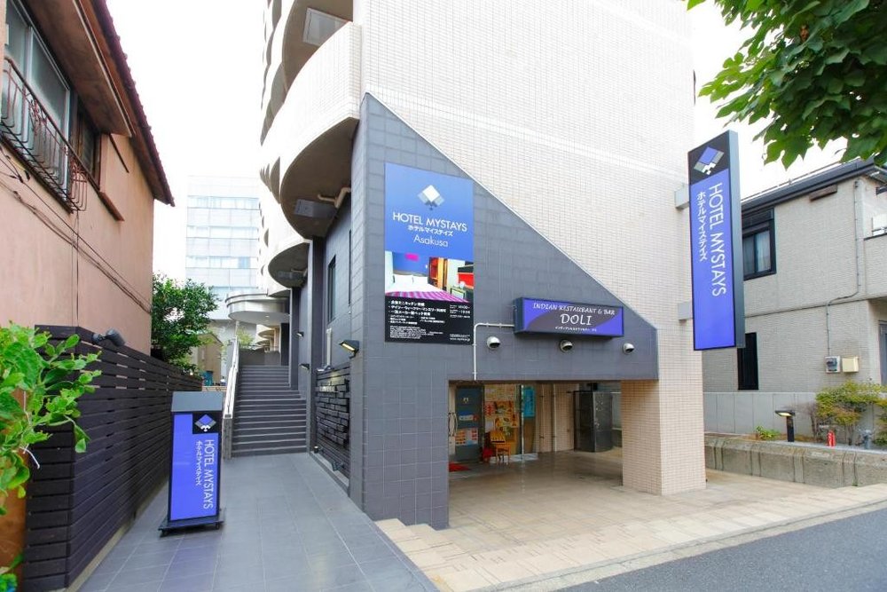 Hotel Mystays Asakusa exterior near Senso-ji Temple