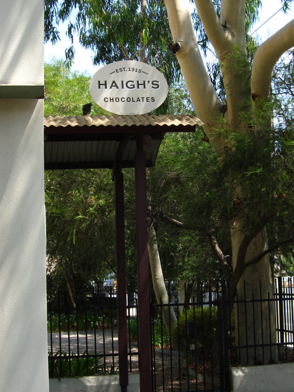 Exterior of Haigh’s Chocolates shop in Melbourne