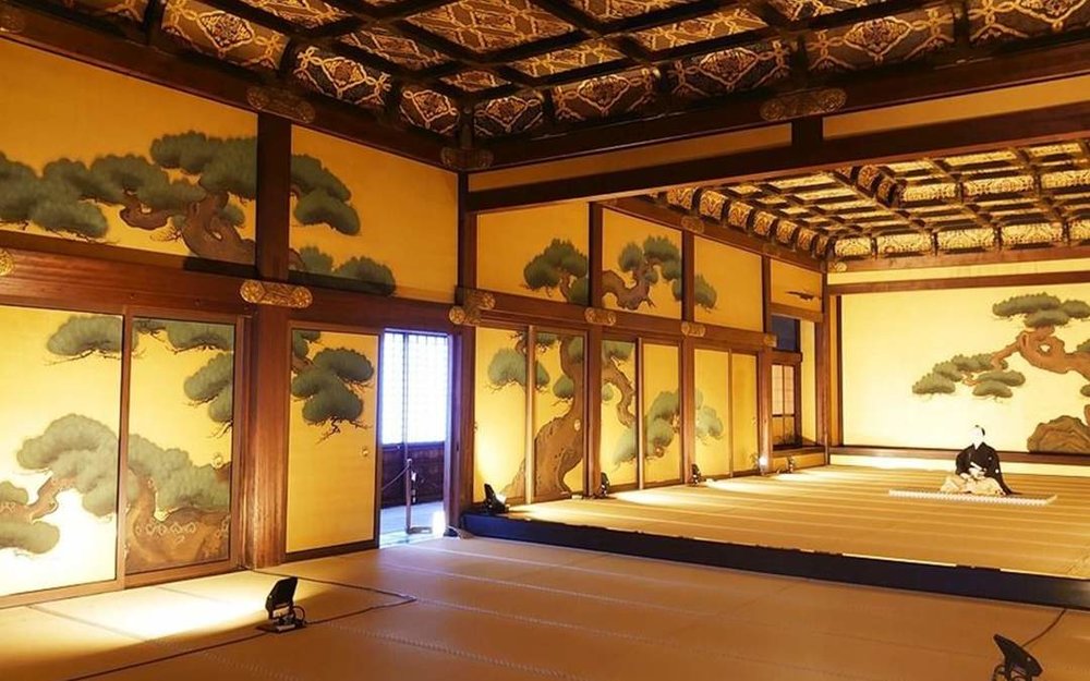 Inside Nijo Castle in Kyoto