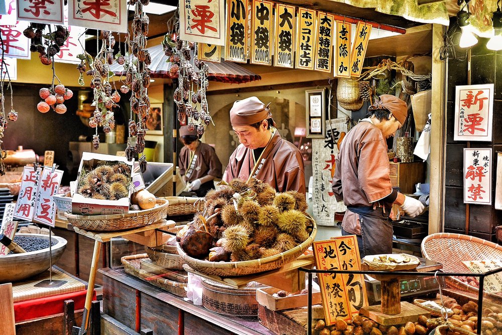 Local favorites in Nishiki Market