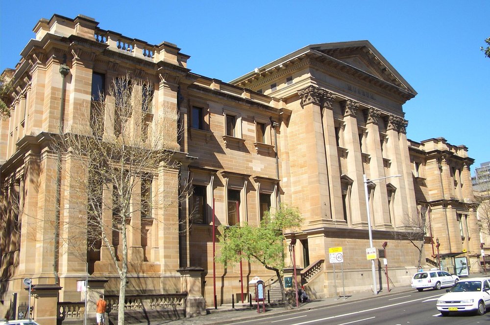 Exterior of the Australian Museum building in Sydney on a sunny day