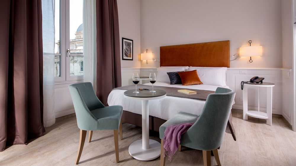 A Princeps Boutique Hotel room with a view of Santa Maria Maggiore basilica