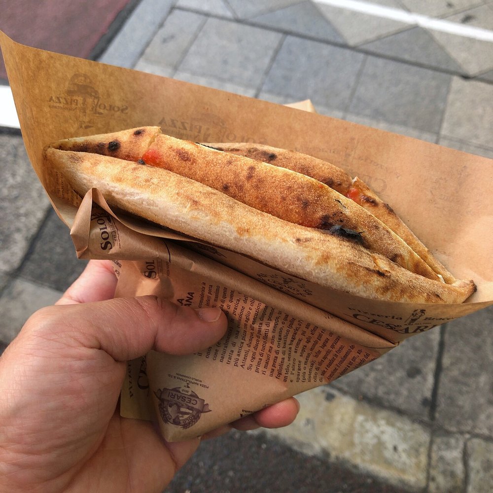 Portafoglio, a pizza you can fold!