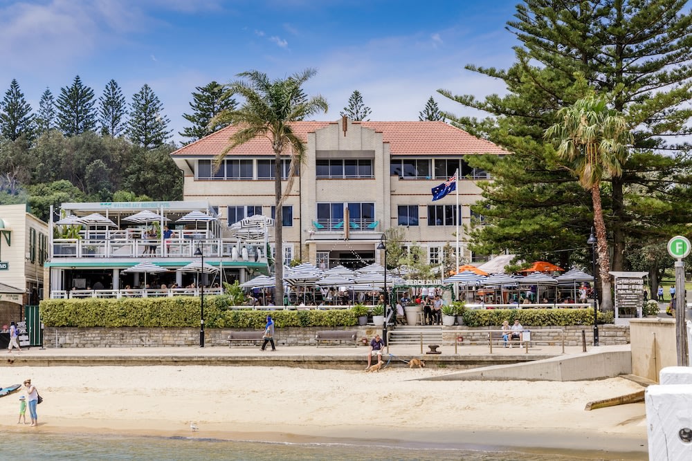 Iconic beach club at Watsons Bay Boutique Hotel