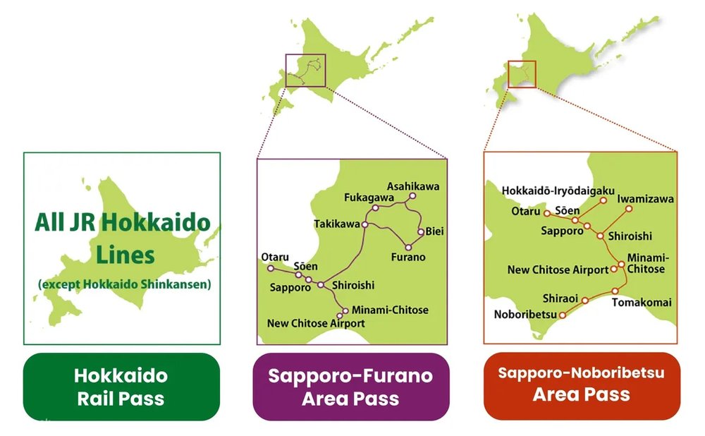 Vé Tàu JR Pass Hokkaido