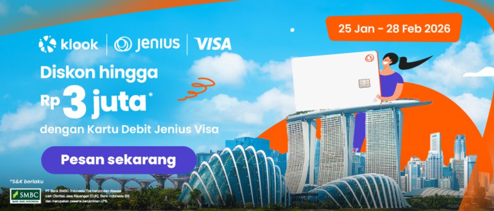 Jenius Visa Promo Banner