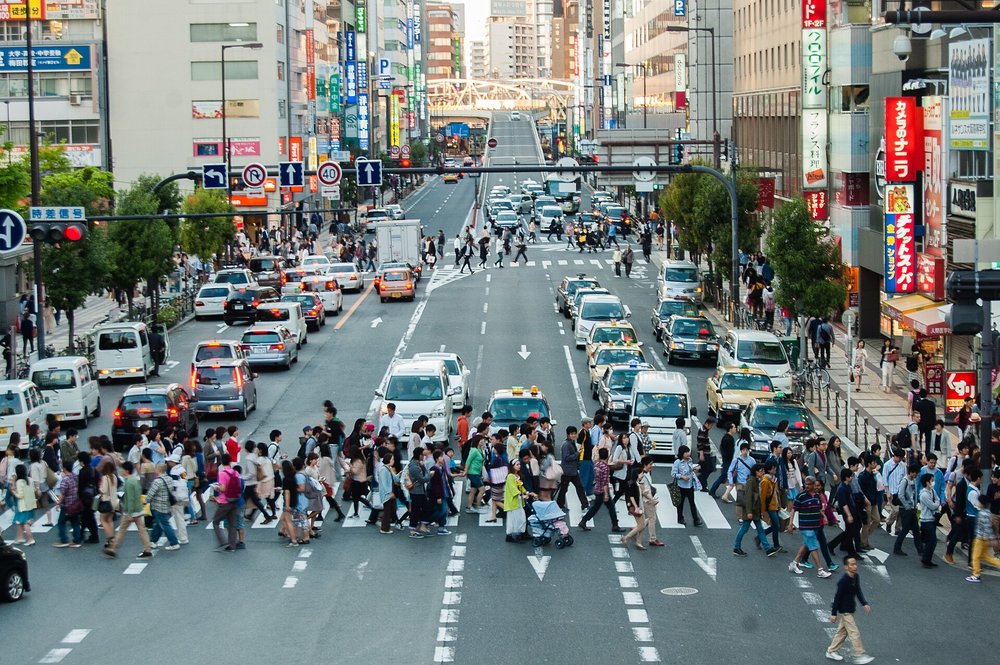 Umeda crosswalk | Photo Credits: Type specimen on Wikimedia