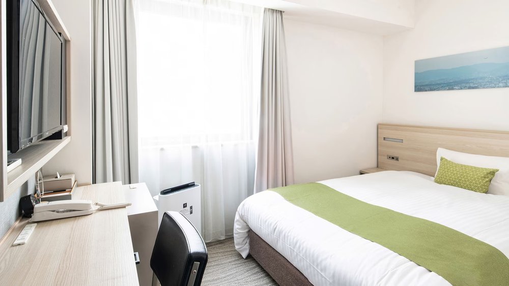 Small double room at Vessel Inn Shinsaibashi
