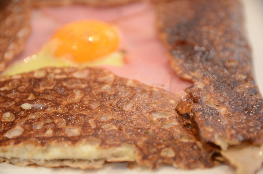 A Breton classic: galette complète | Photo Credits: Alpha on Flickr