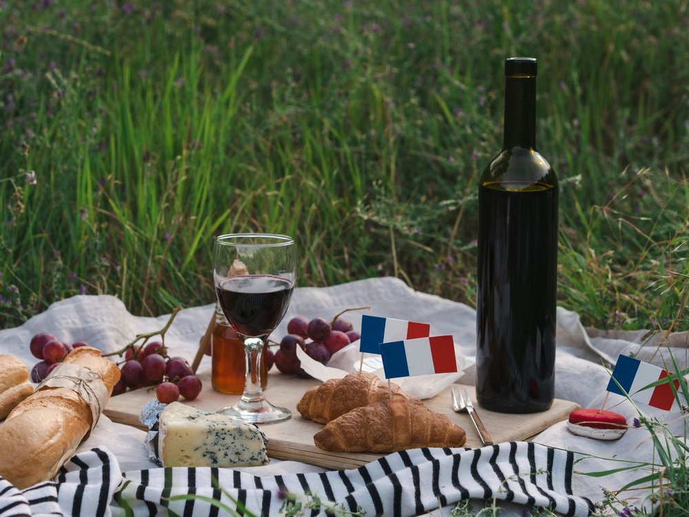 Classic french picnic | Photo Credits: Polina on Pexels