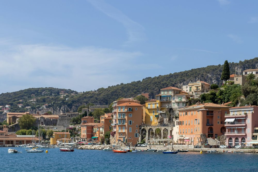Coastal view of Villefranche-sur-Mer