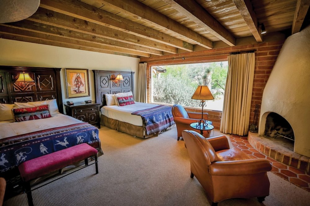 Cozy rooms at Tanque Verde Ranch