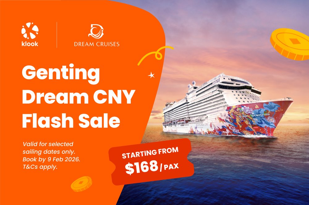 SG - genting dream CNY flash sale