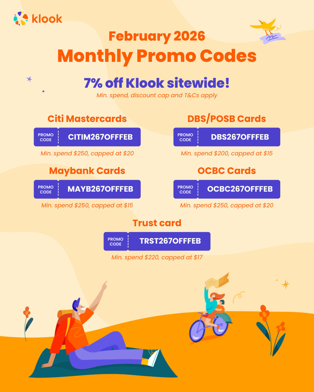klook promo codes 2026