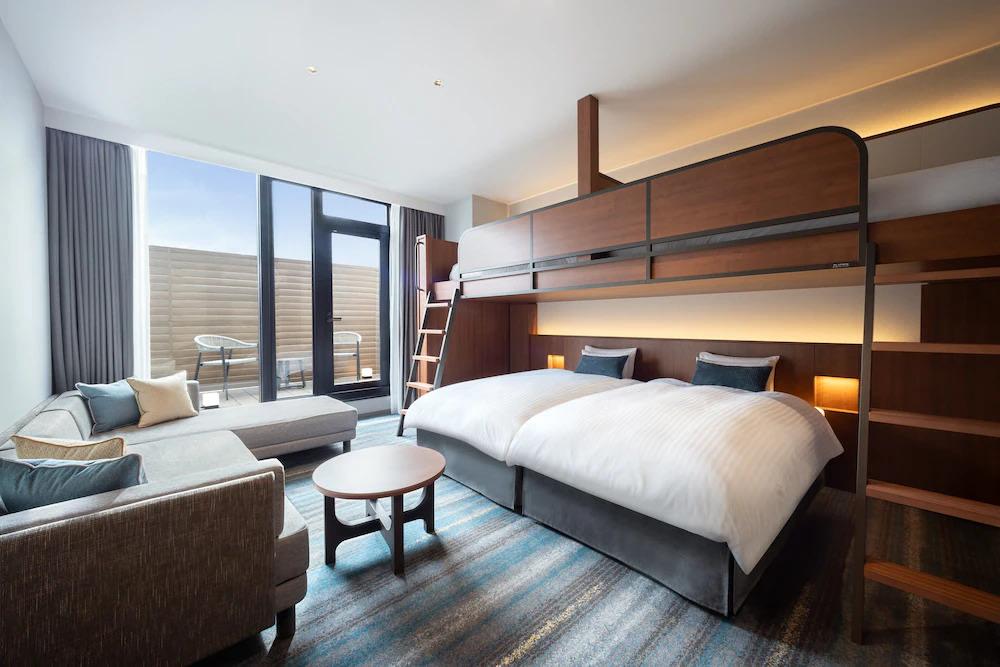 Spacious Osaka hotel room in Namba for families