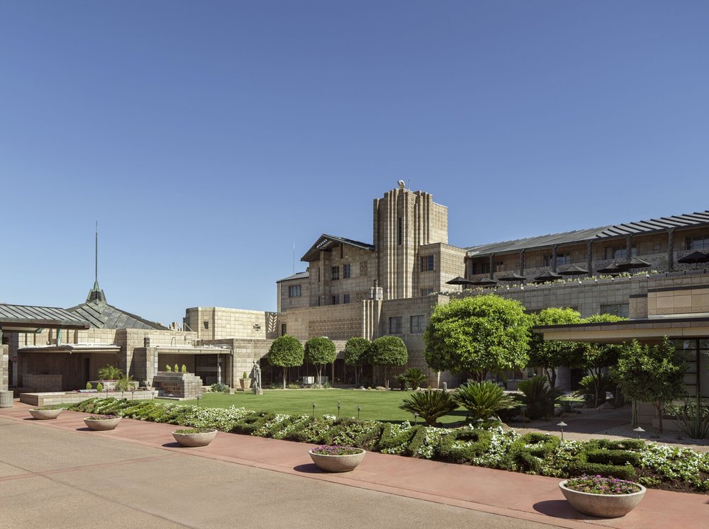 Historic Arizona Biltmore resort with Frank Lloyd Wright–inspired design in Phoenix