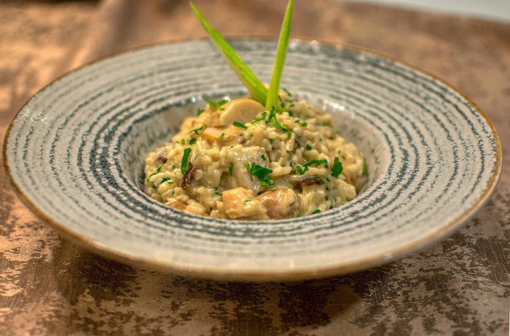 Classic Italian risotto with creamy texture and fresh herbs