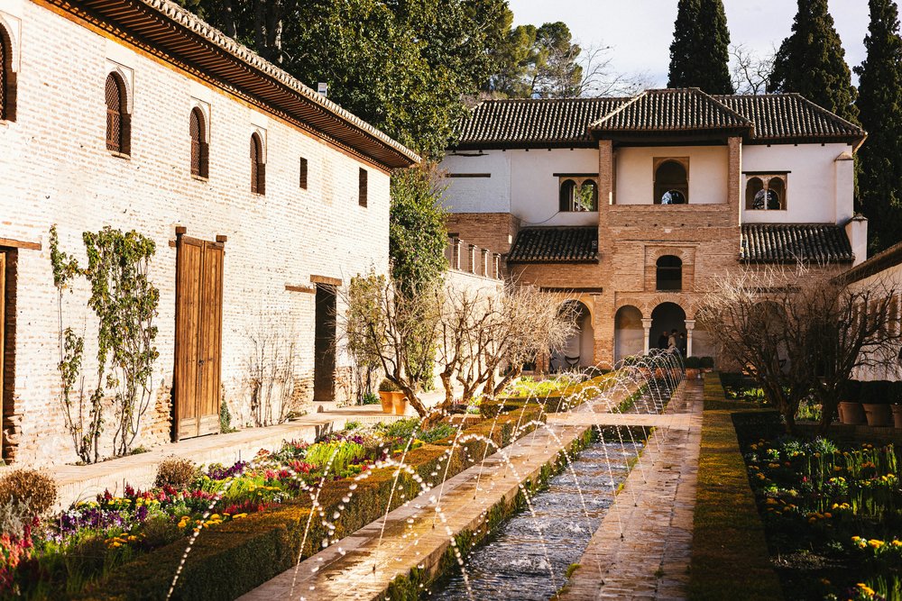 Beautiful Courtyard of Alhambra in Granada | Photo Credit: Sebastiaan Been on Pexels