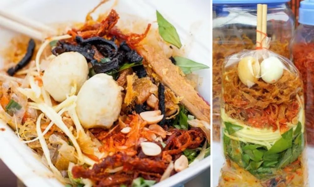 Rice paper salad (Bánh tráng trộn)