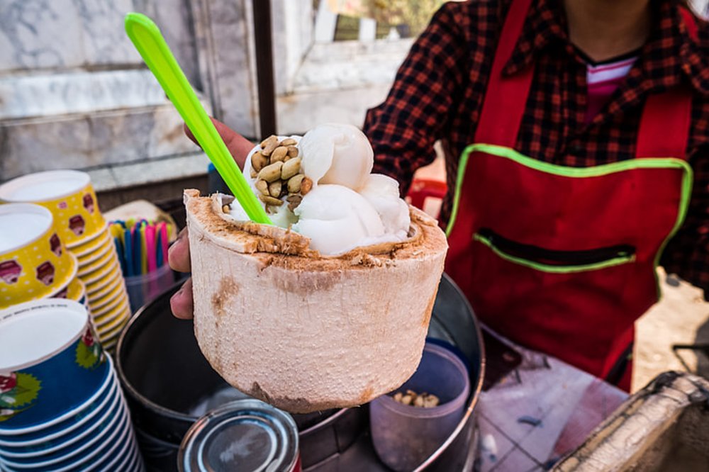 Vietnamese coconut ice cream
