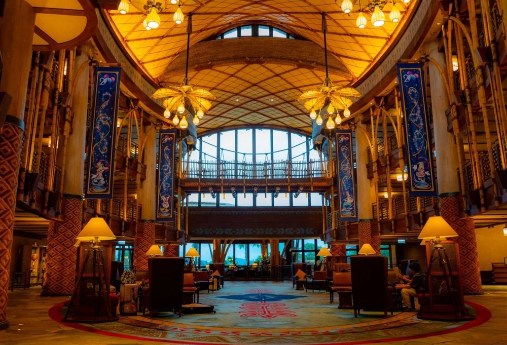 ディズニー・エクスプローラーズ：ロッジの宿泊体験談 ホテル　ロビー