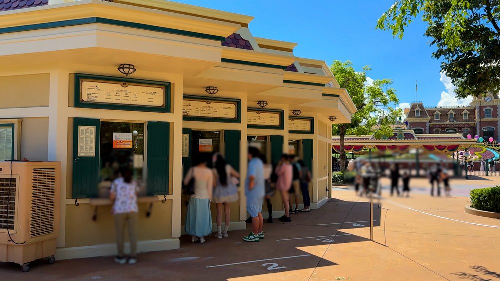 香港ディズニーランド チケット カウンター