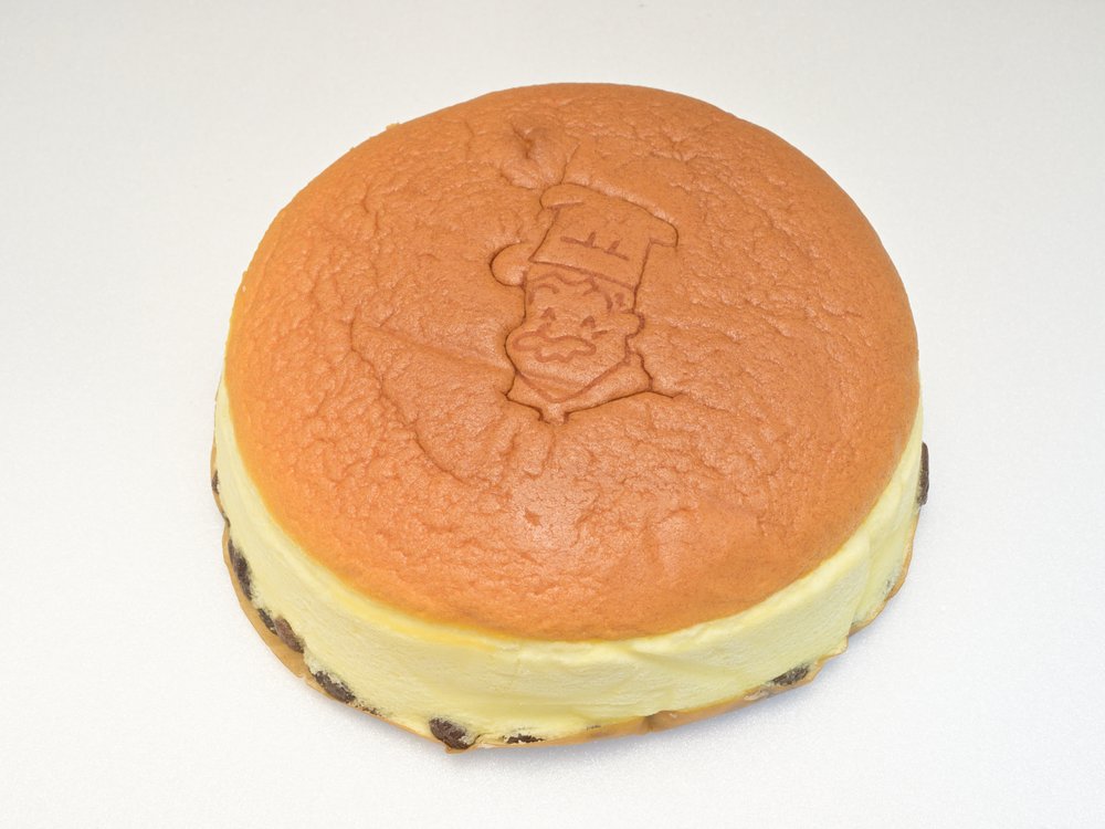 A Japanese cheesecake in Osaka from Rikuro Ojisan no Mise