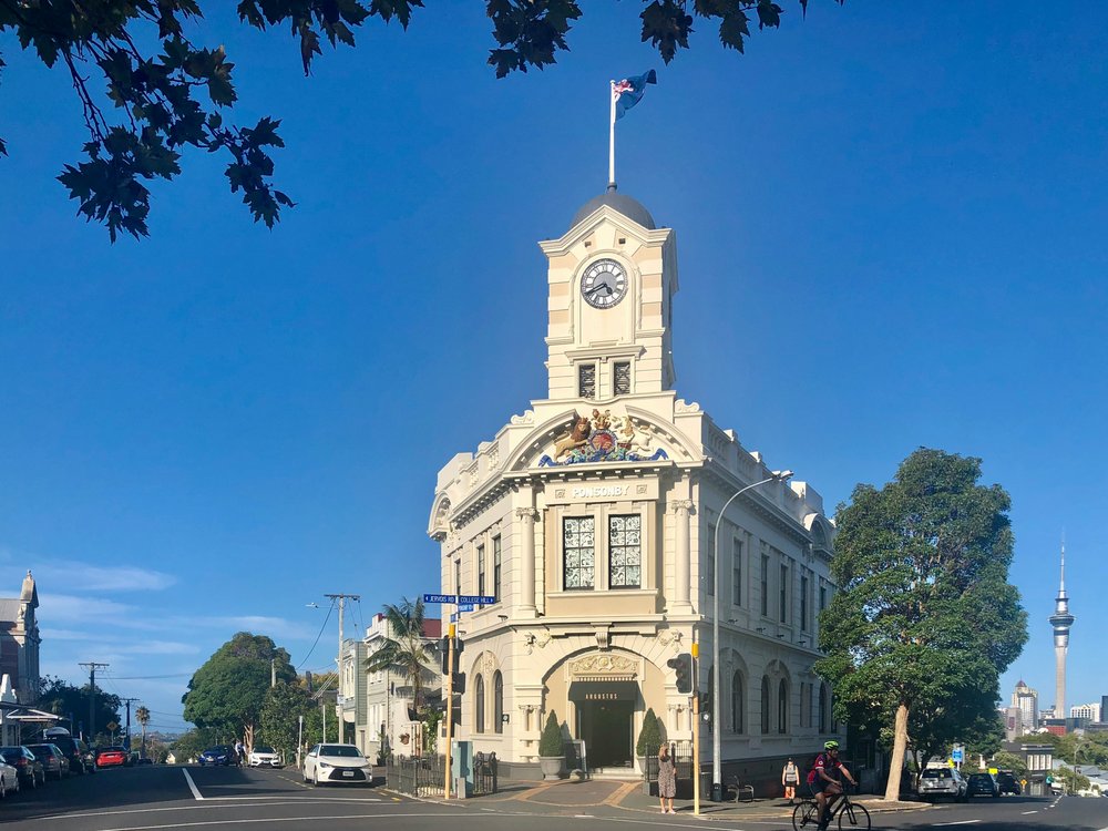 Ponsonby neighborhood in Auckland featuring heritage architecture and local streets