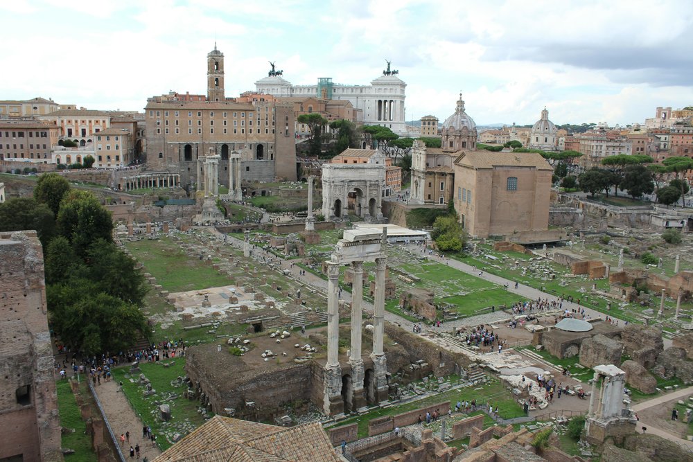 Historic ruins at the Roman Forum | Photo Credits: Abraham Ruiz