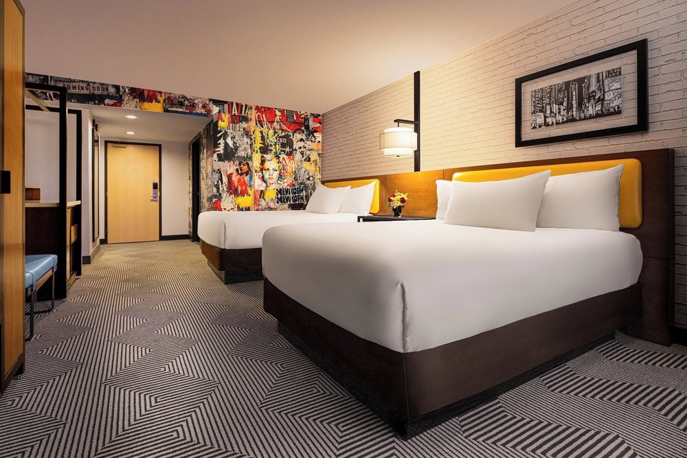 A room inside New York-New York Hotel in Las Vegas