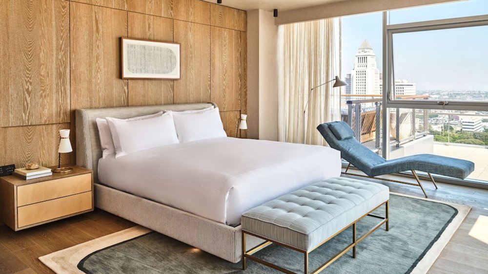Modern rooms at Conrad Los Angeles