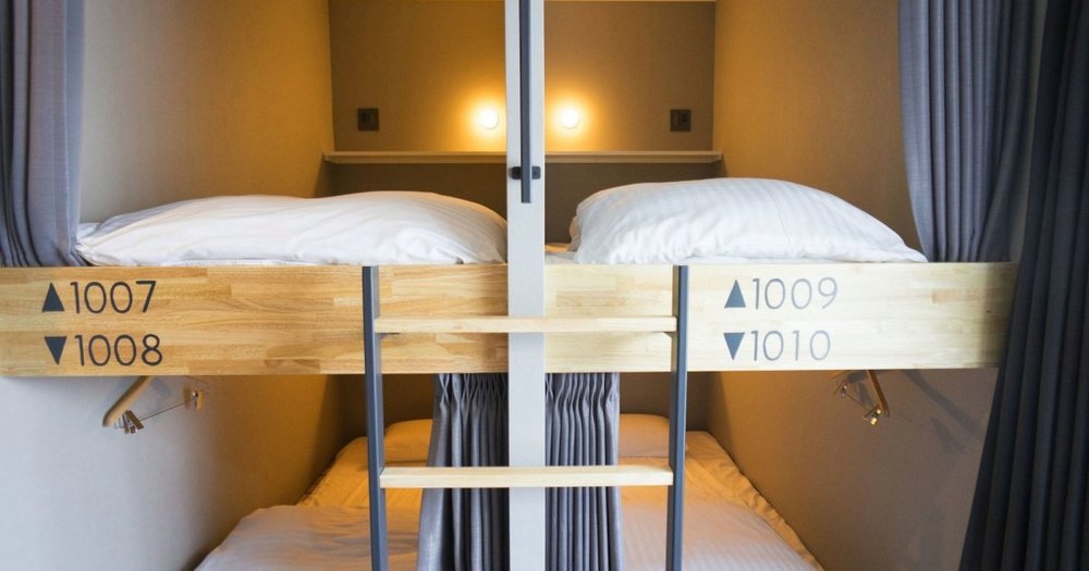 Dormitory room at Imano Tokyo Hostel 