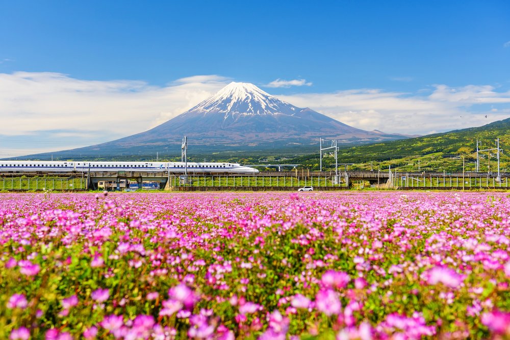 The iconic Mount Fuji