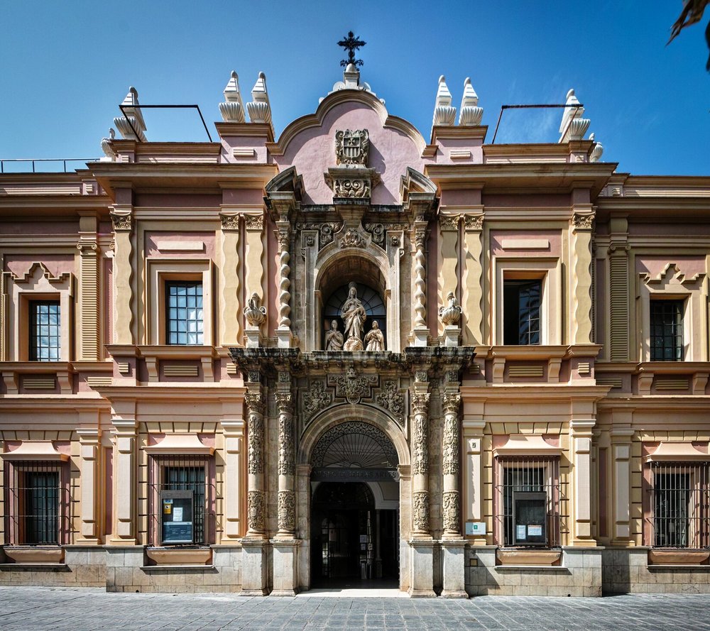 Museo de Bellas Artes de Seville with its grand architecture and decorative façade