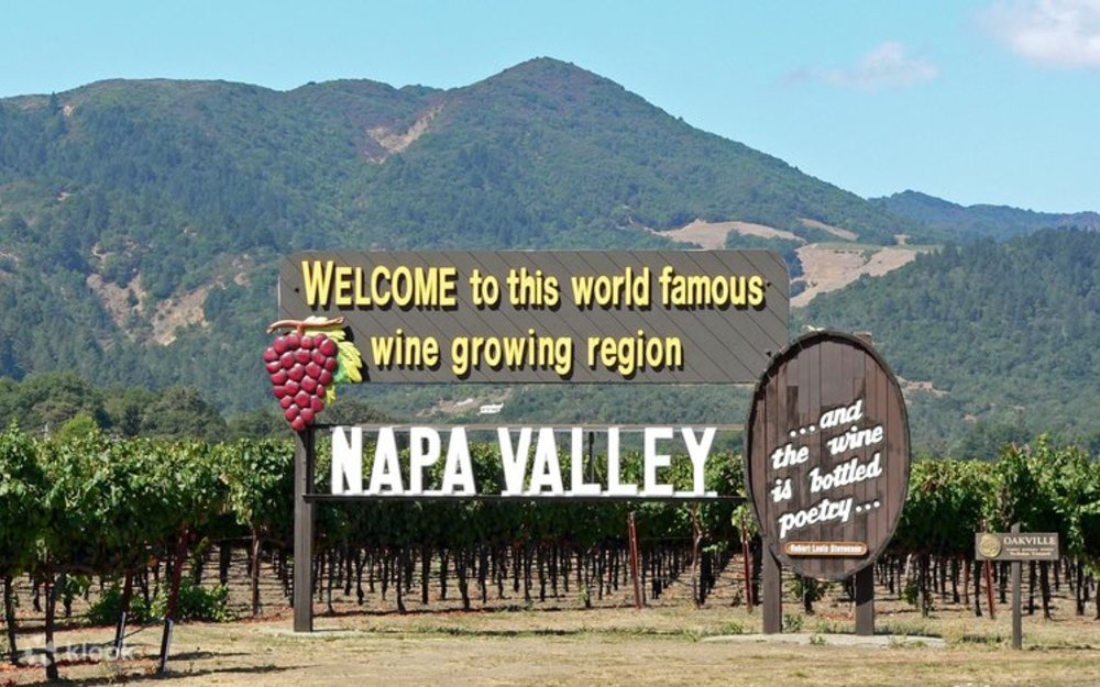 Welcome to Napa Valley sign