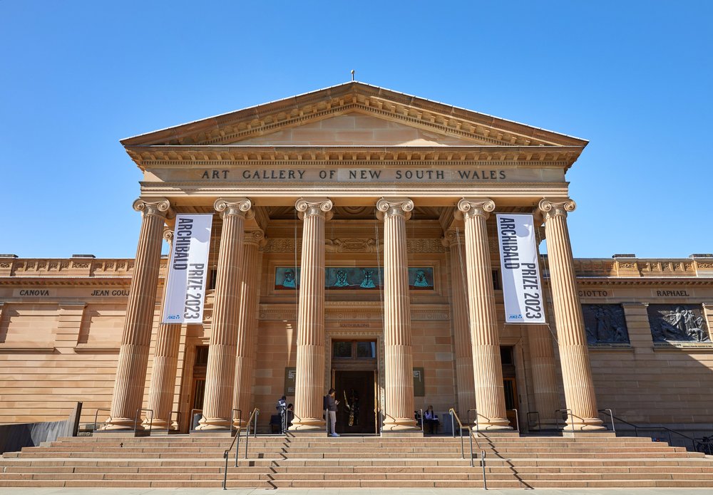 The facade of the Art Gallery of New South Wales.