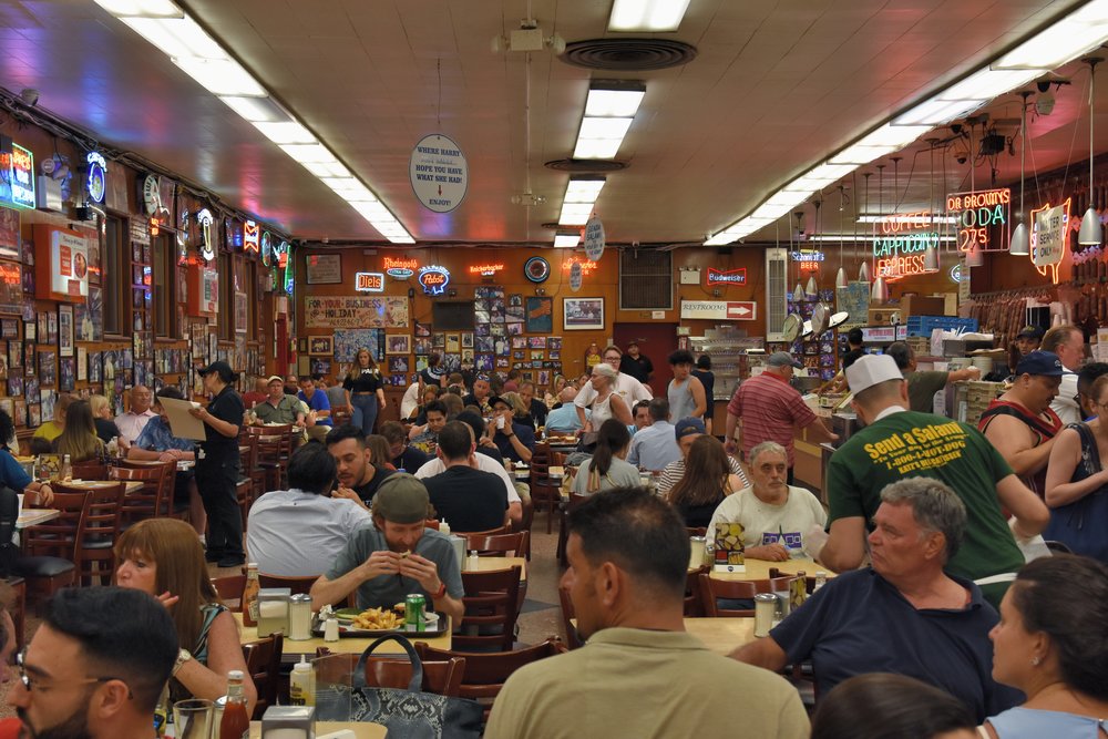The iconic Katz’s Delicatessen 